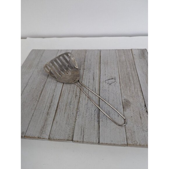 Metal Skimmer Drainer #3 Strainer Blender 10 1/2" Hong Kong - Picture 1 of 7